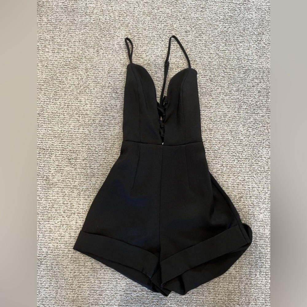❌SOLD❌ Black Playsuit